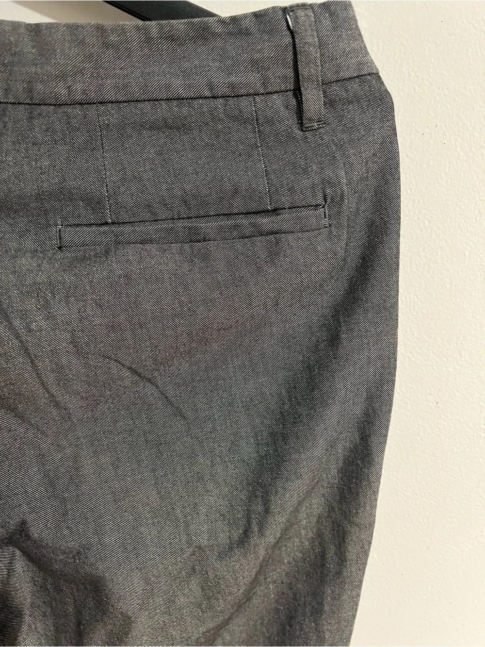 Vintage Banana Republic Gray Men's Dress Pants - Slim Tailored